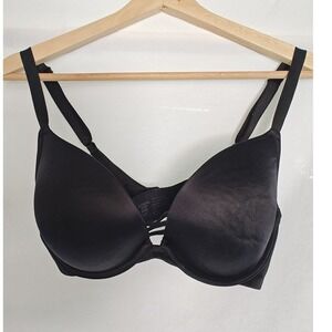 Soma Stunning Push Up Bra 36DD Black Strappy‎ Cage Detail Underwire 570149600
